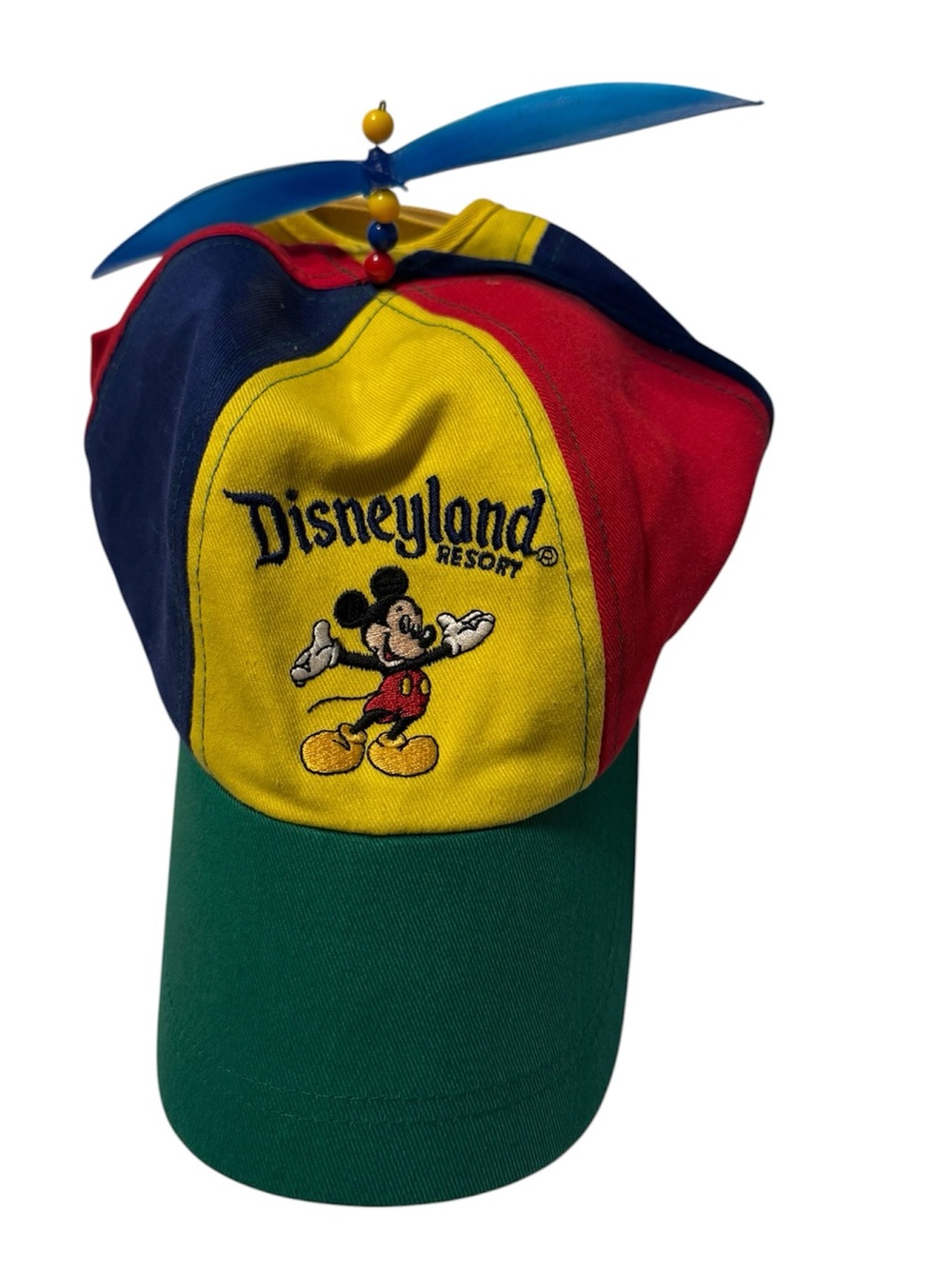 Vintage Disneyland Resort Mickey Mouse kids Propeller Hat